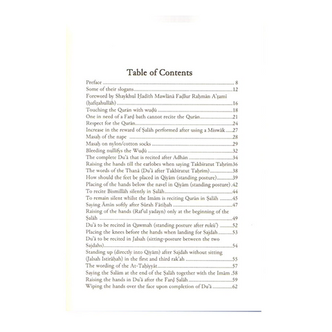A Brief Collection of Hanafi Proofs for Selected Pertinent Issues