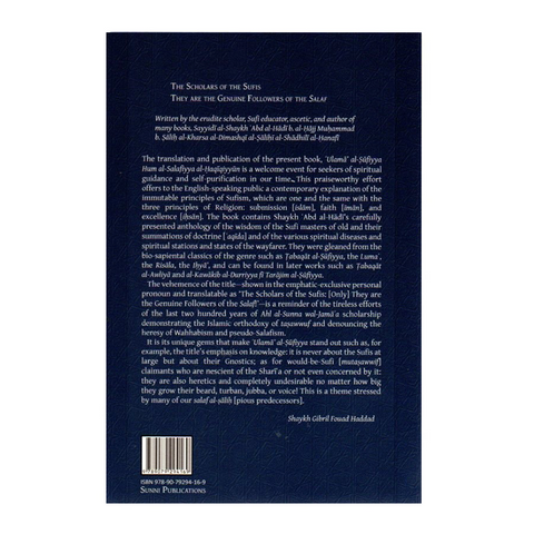 Back Book cover of 'The Scholars of the Sufis'