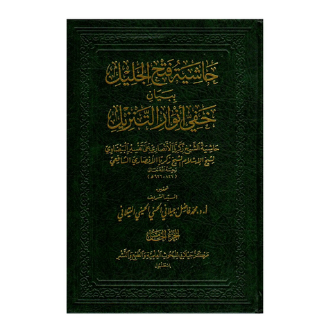 حاشية فتح الجليل ببيان خفي أنوار التنزيل