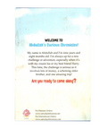 Text introduction to 'Abdullah's Curious Chronicles' with a light blue gradient background.