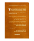 Contemporary Theological Challenges and their Solutions back cover