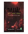 Book cover of 'Dajjal: Who? When? Where?' with red and black design