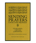 Book cover of 'Sending Prayers Upon the Prophet' with Arabic text and title.