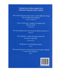 Back cover of a book with reviews of Sirah in 30 Days