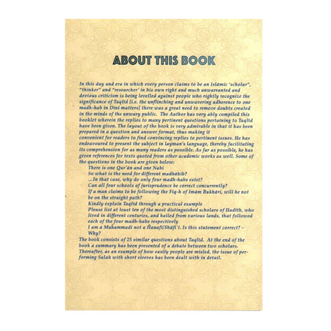 Who are the blind followers? Is Taqleed Necessary?