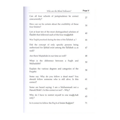 Who are the blind followers? Is Taqleed Necessary?