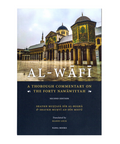 Book cover of 'Al-Wafi' with a mosque in the background